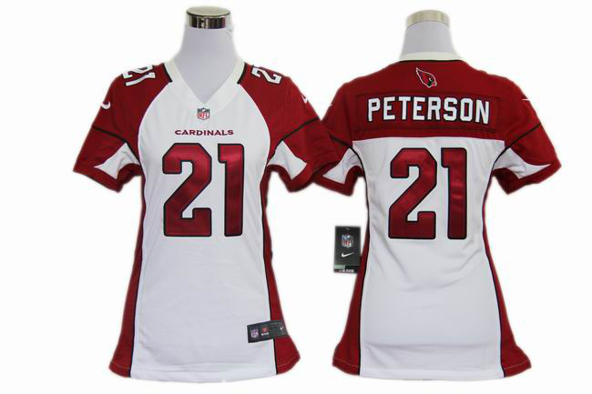 Nike Women's nfl Arizona Cardinals 21 Patrick Peterson Nike white Game Jerseys